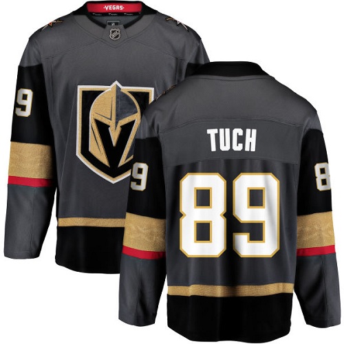 Herren Vegas Golden Knights Eishockey Trikot Alex Tuch #89 Breakaway Schwarz Fanatics Branded Heim